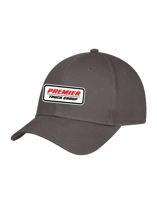 Charcoal Structured Cap Hook & Loop w/Premier Truck Group Logo