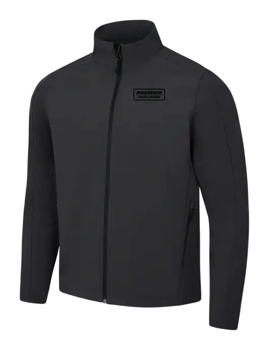 Black Charcoal Heather Core Soft Shell Jacket w/Premier Truck Group Logo