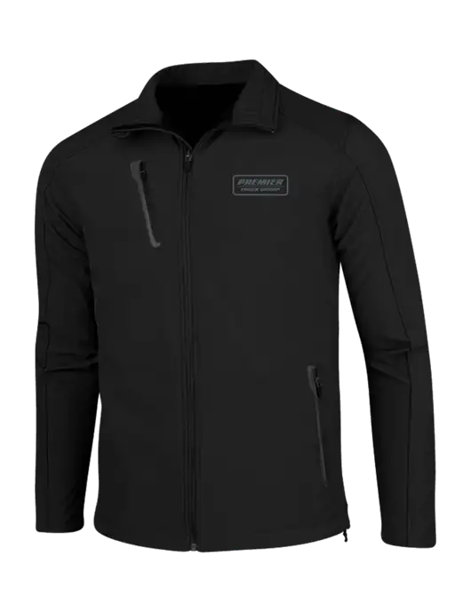 Black Welded Softshell Jacket w/Premier Truck Group Logo