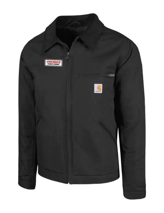 Carhartt Black Duck Detroit Jacket w/Premier Truck Group Logo