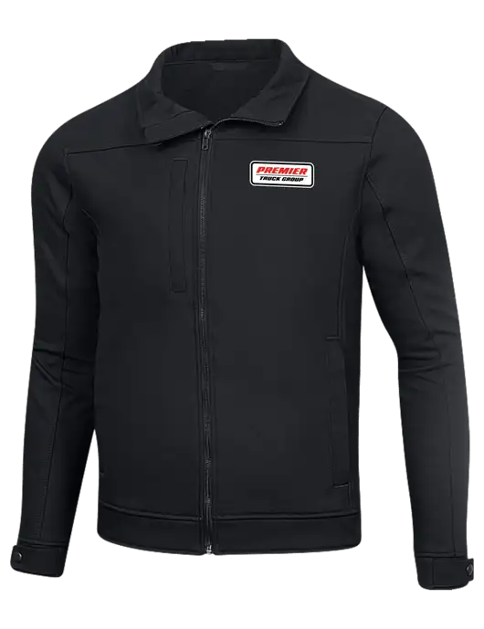 Cornerstone Charcoal Duck Bonded Soft Shell Jacket w/Premier Truck Group Logo