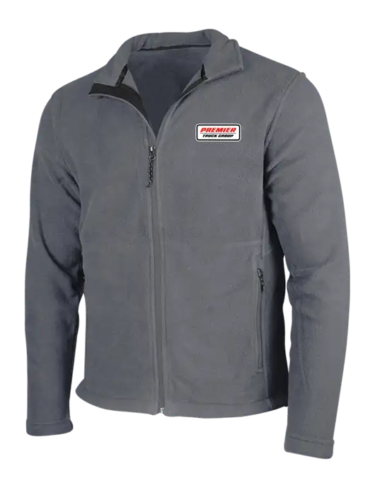 Medium Grey Fleece Jacket w/Premier Truck Group Logo