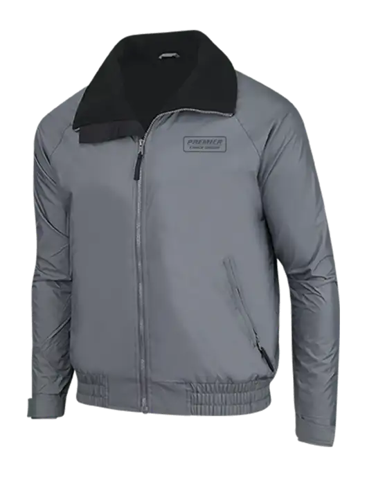 Dark Grey/Black Classic Competitor Jacket w/Premier Truck Group Logo