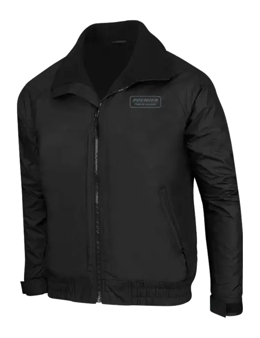 True Black/True Black Classic Competitor Jacket w/Premier Truck Group Logo