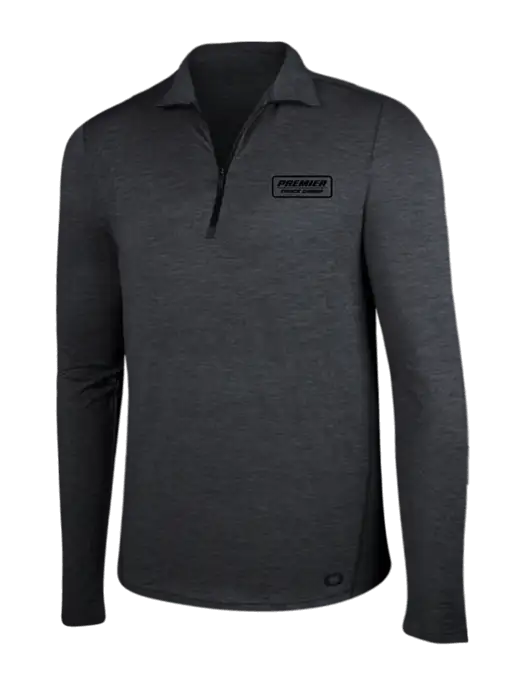 OGIO Blacktop Heather Endurance Force 1/4 Zip w/Premier Truck Group Logo