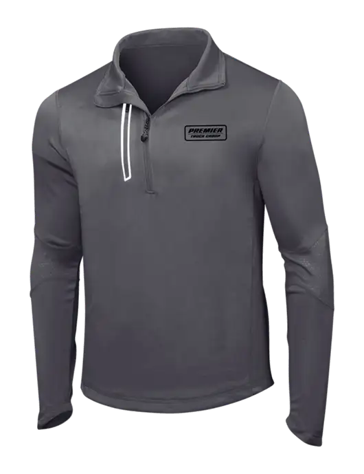 OGIO Gear Grey Endurance Fulcrum 1/4 Zip w/Premier Truck Group Logo