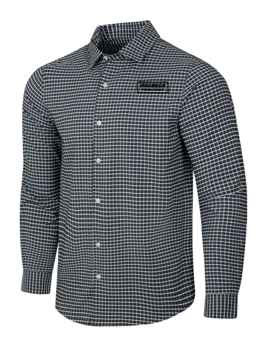 Dark Grey/White City Stretch Shirt w/Premier Truck Group Logo