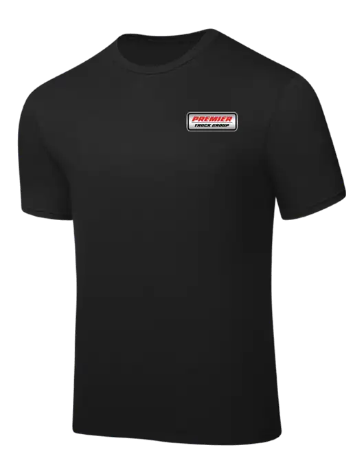 Black PosiCharge Competitor Tee w/Premier Truck Group Logo