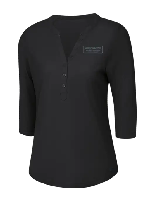 OGIO Blacktop Jewel Henley w/Premier Truck Group Logo