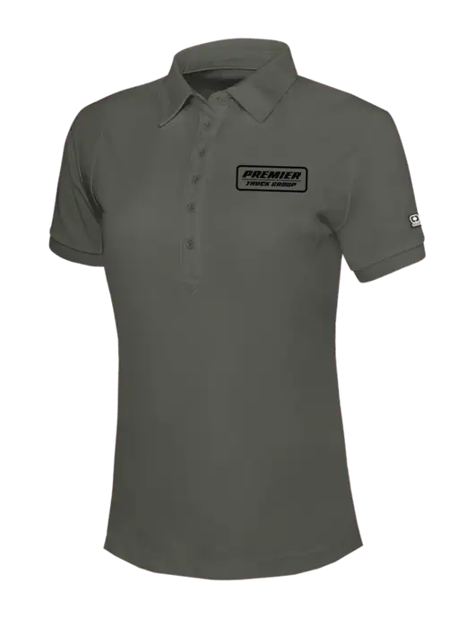 OGIO Womens Medium Grey Jewel Polo w/Premier Truck Group Logo