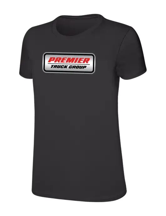 Womens Ring Spun Charcoal 4.5 oz T-Shirt w/Premier Truck Group Logo