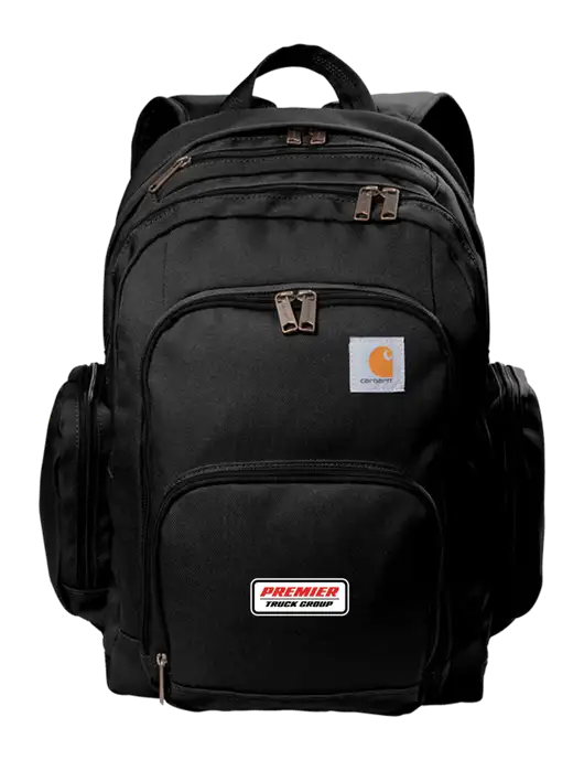 Carhartt Black Foundry Series Pro Backpack w/Premier Truck Group Logo
