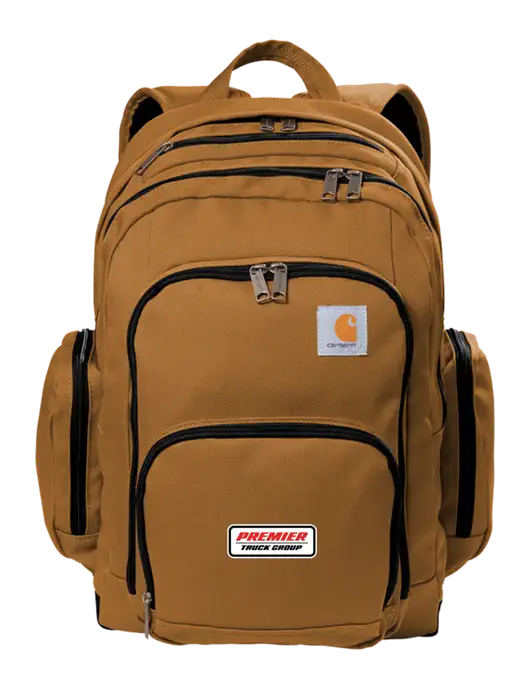 Carhartt Brown Foundry Series Pro Backpack w/Premier Truck Group Logo