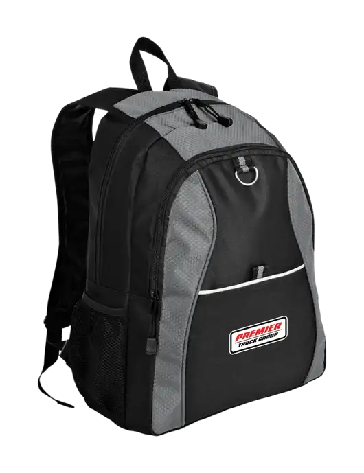 Honeycomb Grey/Black Backpack w/Premier Truck Group Logo