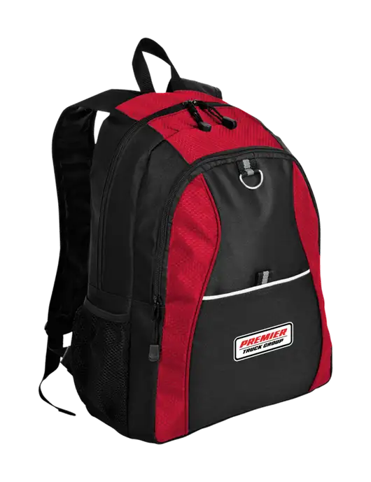 Honeycomb Red/Black Backpack w/Premier Truck Group Logo