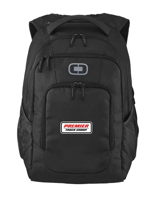 OGIO Black Logan Laptop Backpack
 w/Premier Truck Group Logo