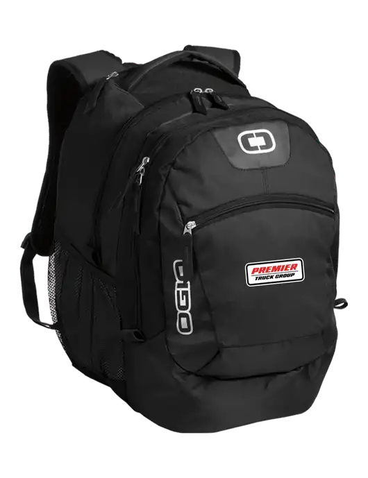 OGIO Black Rogue Pack
 w/Premier Truck Group Logo