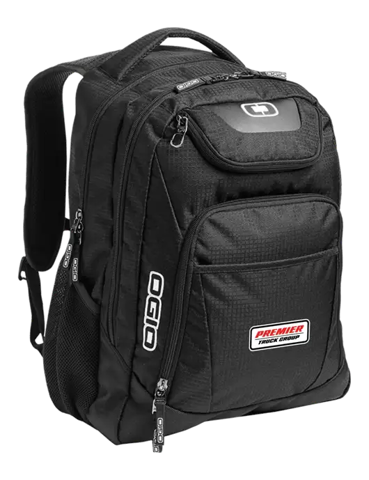 OGIO Black/Silver Excelsior Laptop Backpack w/Premier Truck Group Logo