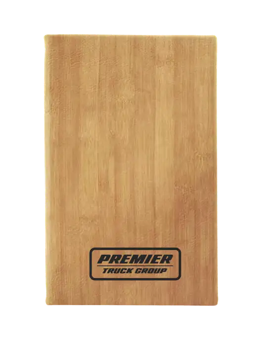 Bamboo Leatherette 5.25 x 8.25 Journal w/Premier Truck Group Logo