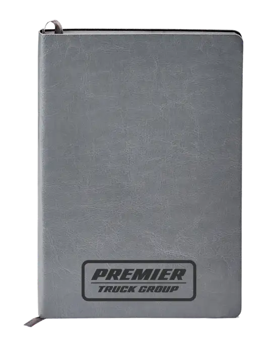 Fabrizio Grey Soft Cover 5.75 x 8.125 Journal w/Premier Truck Group Logo