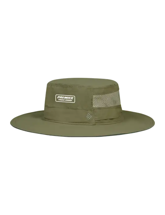 Columbia Dark Tan Bora Bora Booney  Hat w/Premier Truck Group Logo