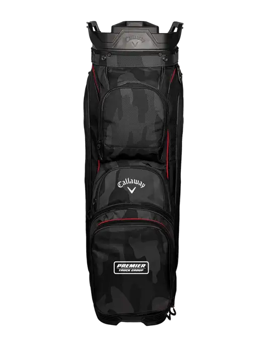 Callaway Org 14 Black Camo/Red Trim Golf Bag  w/Premier Truck Group Logo