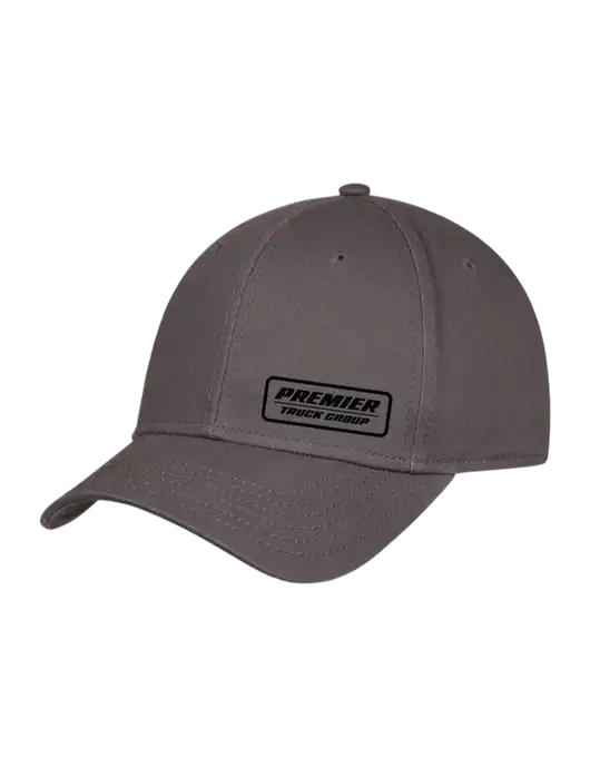 Charcoal Structured Cap Hook & Loop w/Premier Truck Group Logo