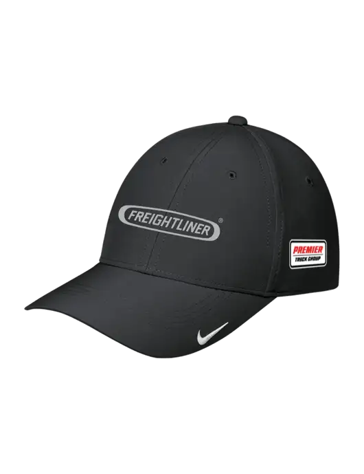 Nike Black Dri-FIT Legacy Cap w/Freightliner Logo, Premier Truck Group Logo