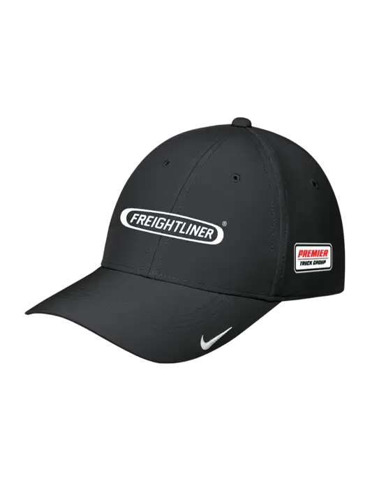 Nike Black Dri-FIT Legacy Cap w/Freightliner Logo, Premier Truck Group Logo
