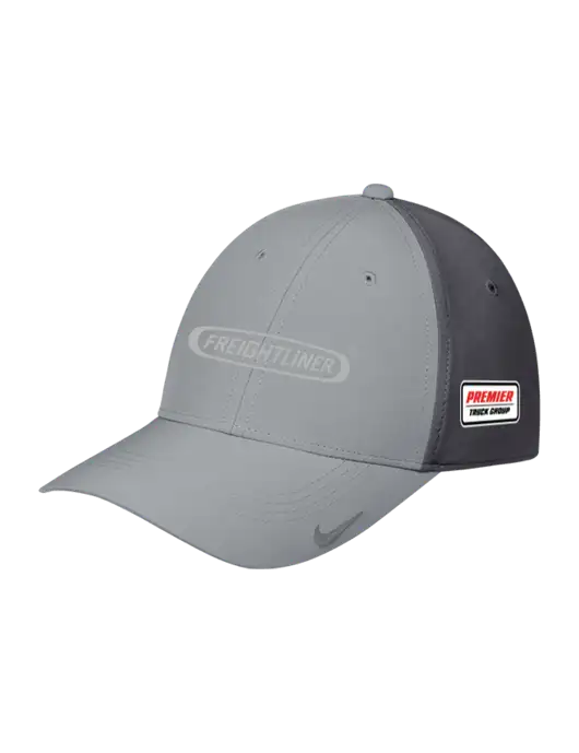 Nike Light Grey/Dark Grey Dri-FIT Legacy Cap w/Freightliner Logo, Premier Truck Group Logo