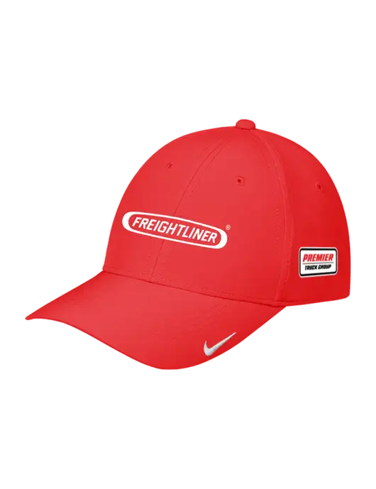 Nike Red Dri-FIT Legacy Cap w/Freightliner Logo, Premier Truck Group Logo