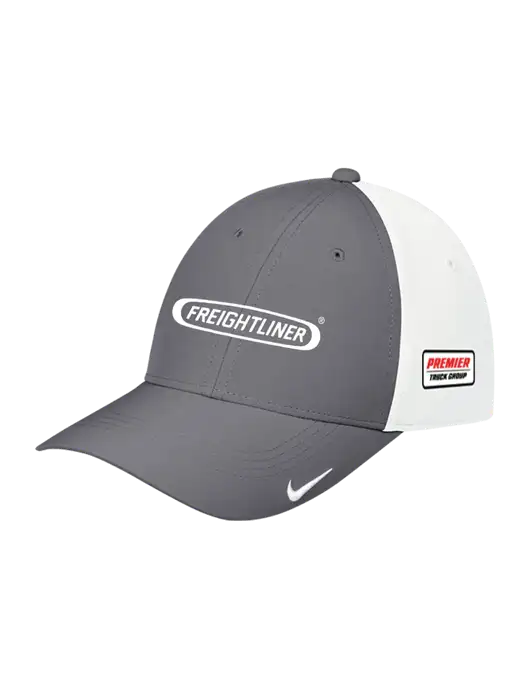 Nike Dark Grey/White Dri-FIT Legacy Cap w/Freightliner Logo, Premier Truck Group Logo