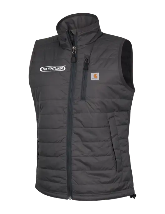 Carhartt Womens Dark Grey Gilliam Vest w/Freightliner Logo