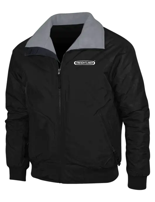 Black/Grey Classic Challenger Jacket w/Freightliner Logo