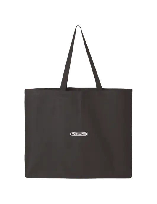 Sturdy Canvas Charcoal Tote w/Freightliner Logo