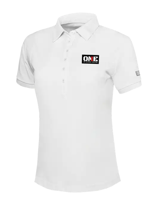 OGIO Womens Bright White Jewel Polo w/ONE Logo