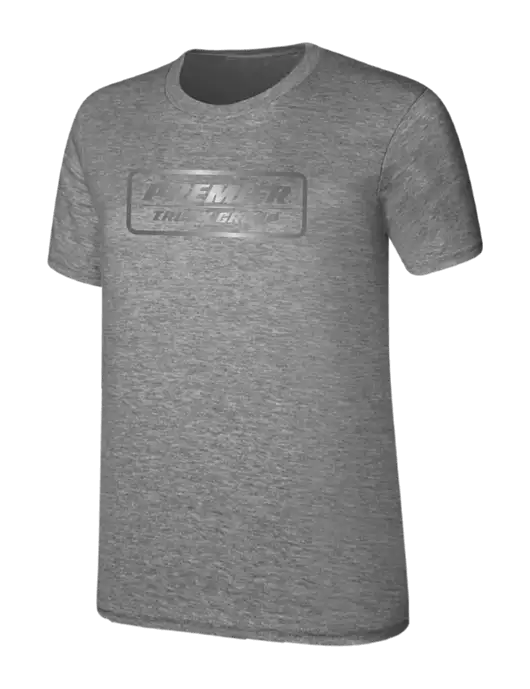 Womens Ring Spun Light Grey Heather 4.5 oz T-Shirt w/Premier Truck Group Logo