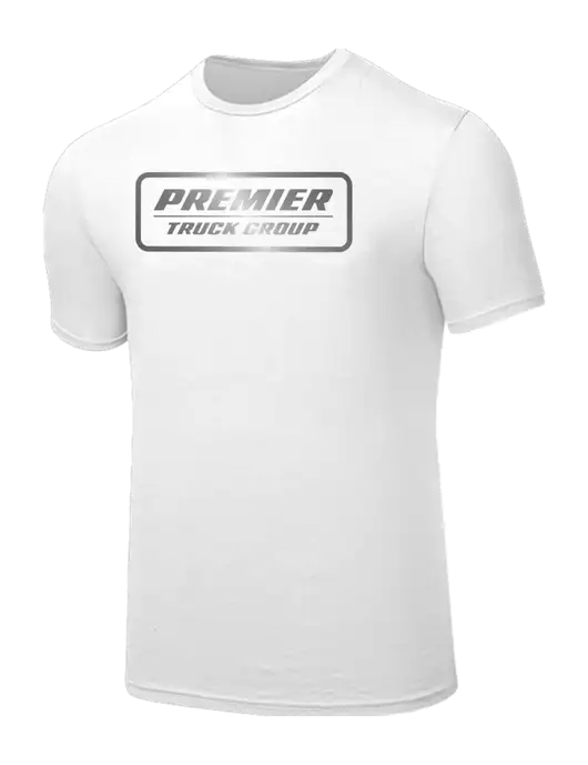 Seriously Soft White T-Shirt w/Premier Truck Group Logo