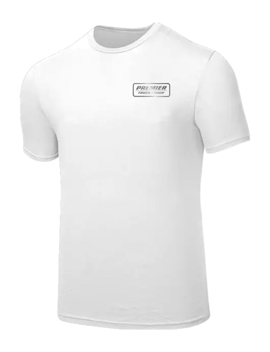 Seriously Soft White T-Shirt w/Premier Truck Group Logo