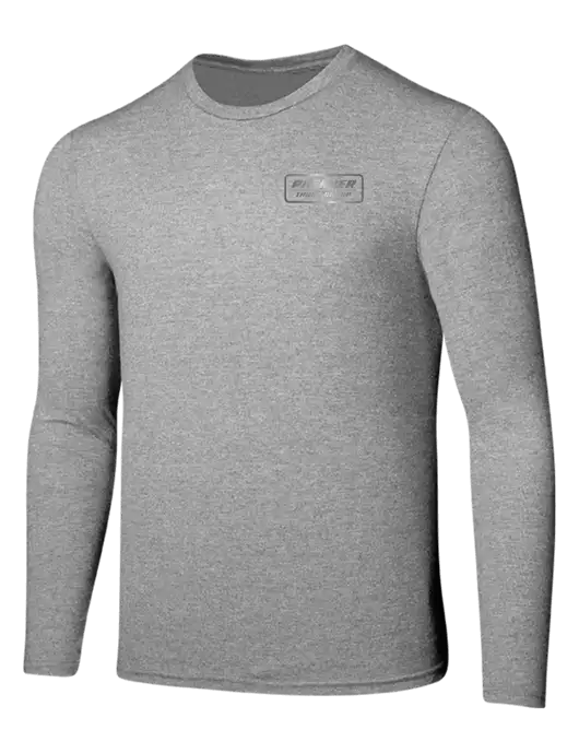 Seriously Soft Light Heathered Grey Long Sleeve T-Shirt w/Premier Truck Group Logo