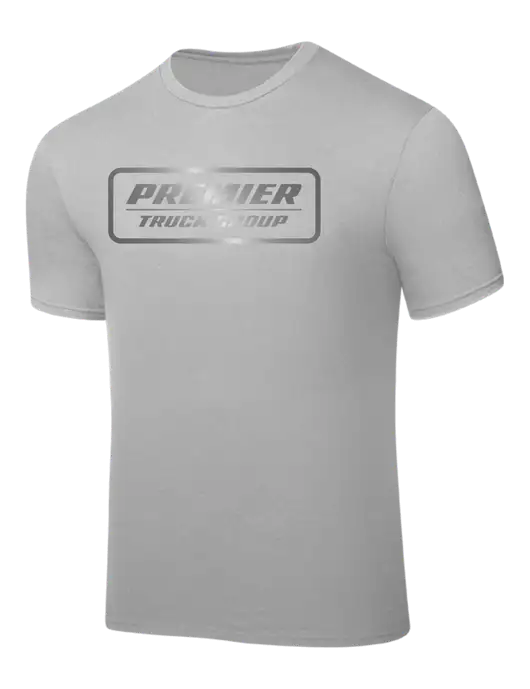 Silver PosiCharge Competitor Tee w/Premier Truck Group Logo