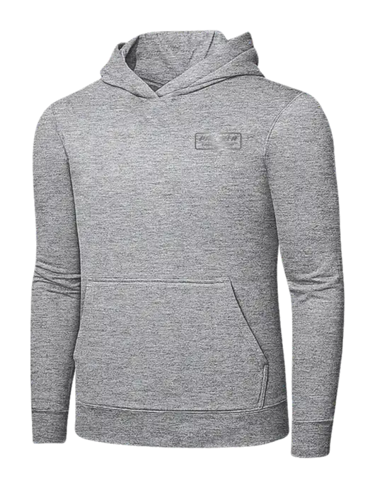 Light Grey Heather 7.8 oz Ring Spun Hooded Sweatshirt w/Premier Truck Group Logo