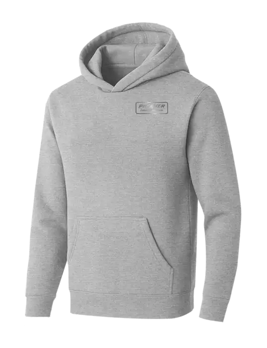 BELLA+CANVAS Light Grey Heather Sponge Fleece Pullover Hoodie w/Premier Truck Group Logo