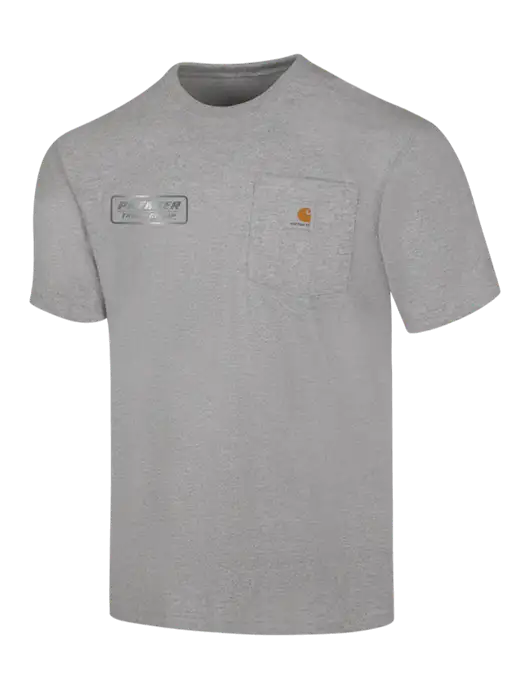 Carhartt Workwear Light Grey Heather Pocket Short Sleeve T-Shirt w/Premier Truck Group Logo